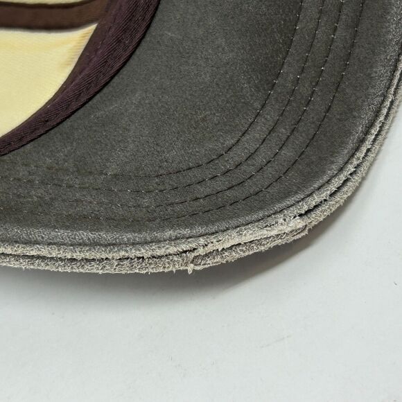 2K Video Games Baseball Hat Cap Gamer Gaming Strapback 6 Panel Distressed Brown - Picture 7 of 12